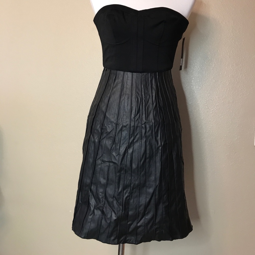 ARK & CO Black Strapless Cocktail Dress S